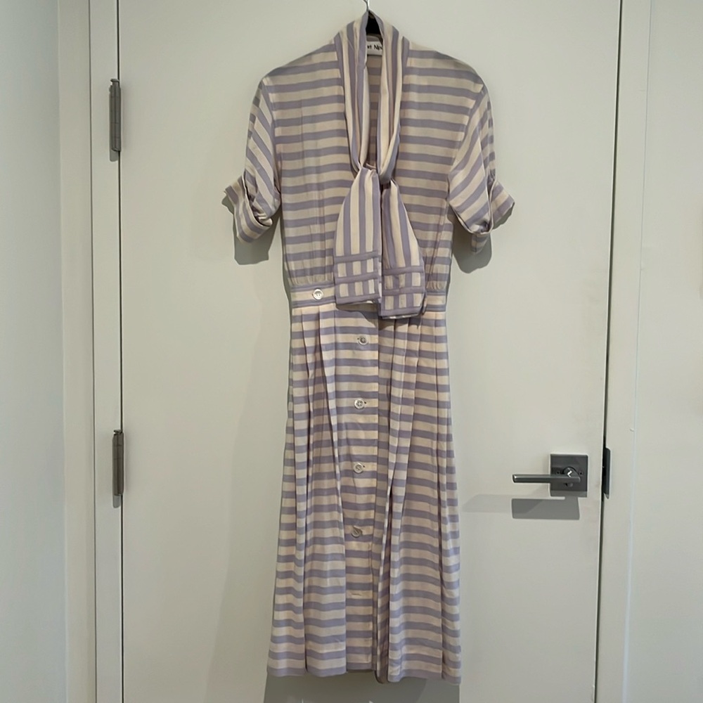 Vintage 80s Silk Albert Nipon dress